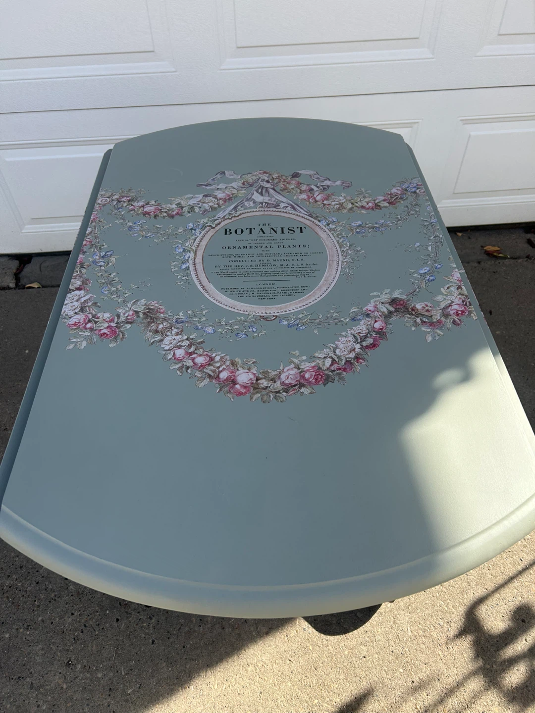 Bombay Botanist Ornamental Plants Accent Table