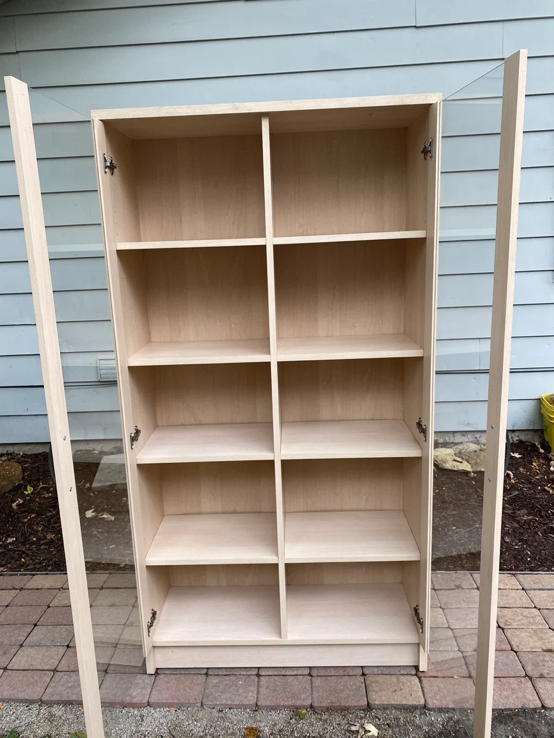 Light Wood Bookshelf Cabinet - 73" Height image indicator(2)