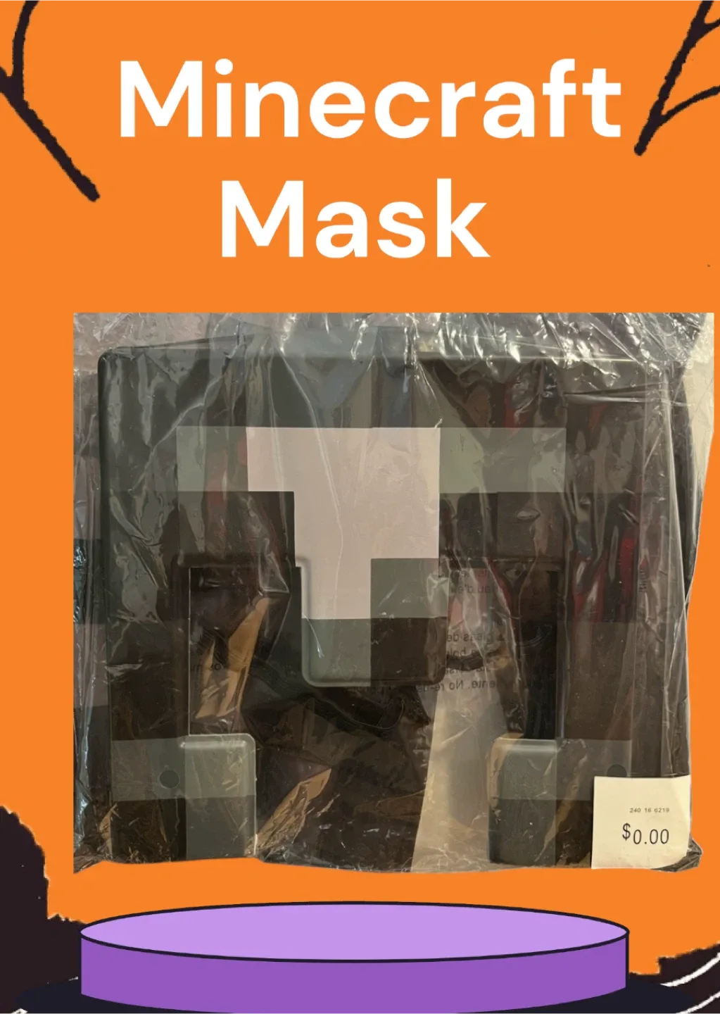 Minecraft Costume with Mask image indicator(3)