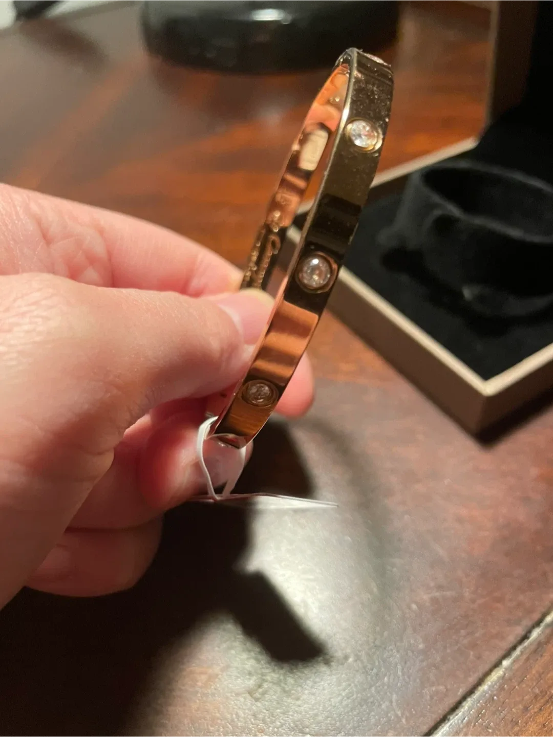 Cocomyth Gold Bangle Bracelet with Box image indicator(2)