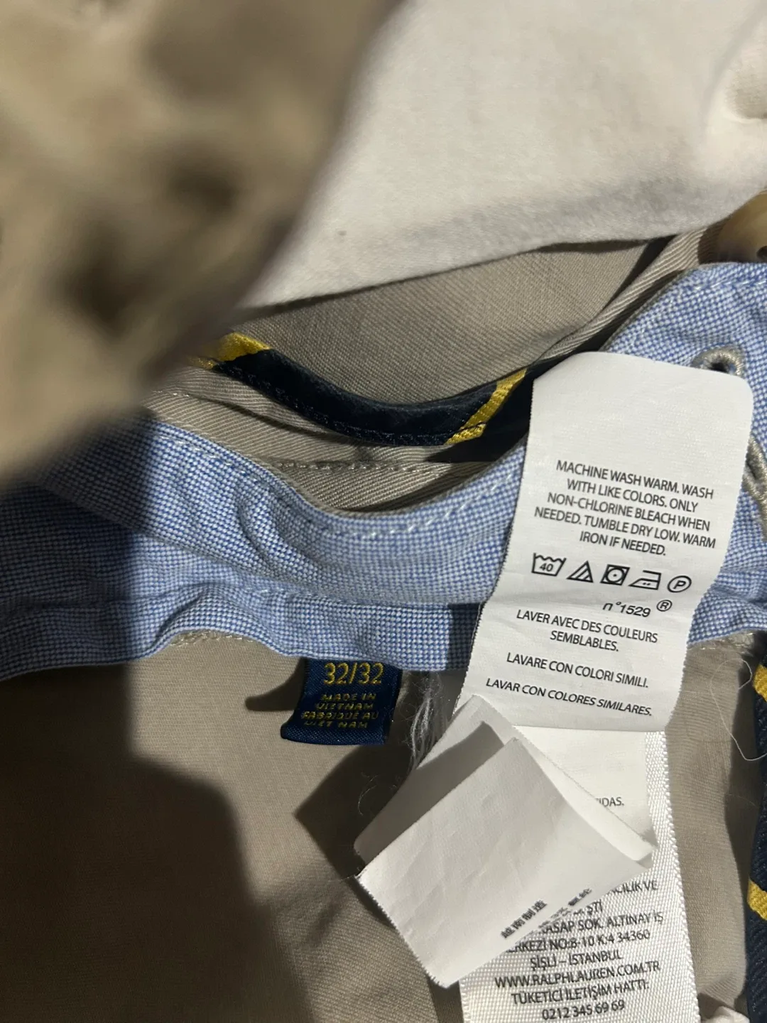 Ralph Lauren mens 32x32 trousers retails for 228$+tax image indicator(6)