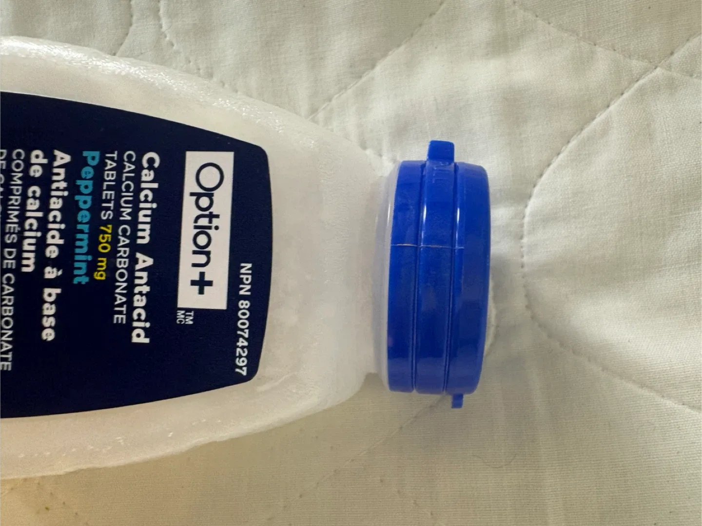 Unopened Option+ Calcium Antacid Peppermint 750mg image indicator(2)