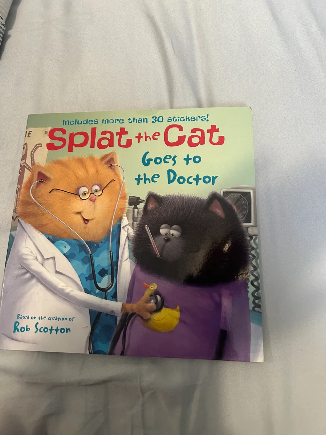 Splat the Cat Goes to the Doctor Book thumbnail