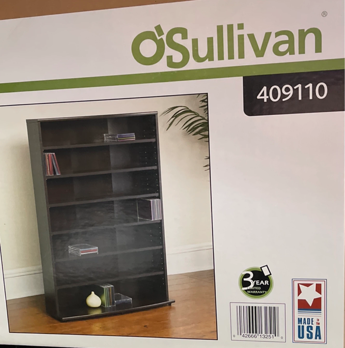 O'Sullivan Multimedia Storage Tower 409110