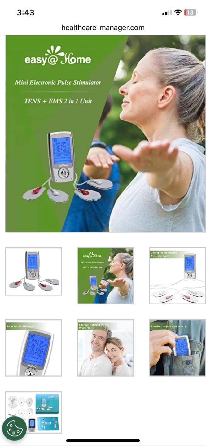 Easy@Home Mini Electronic Pulse Stimulator image indicator(2)