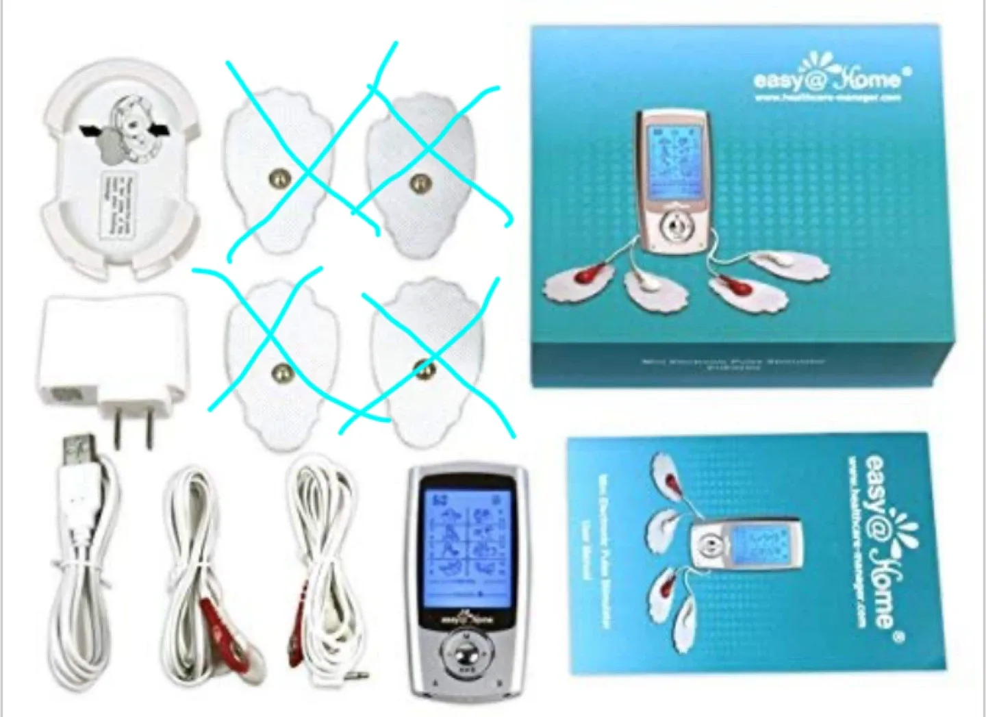 Easy@Home Mini Electronic Pulse Stimulator image indicator(3)