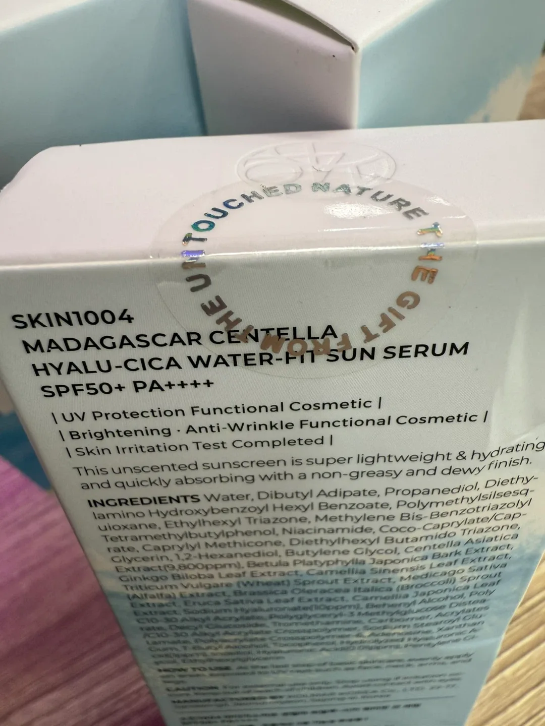 SKIN1004 Madagascar Centella Water-Fit Sun Serum SPF50 image indicator(2)