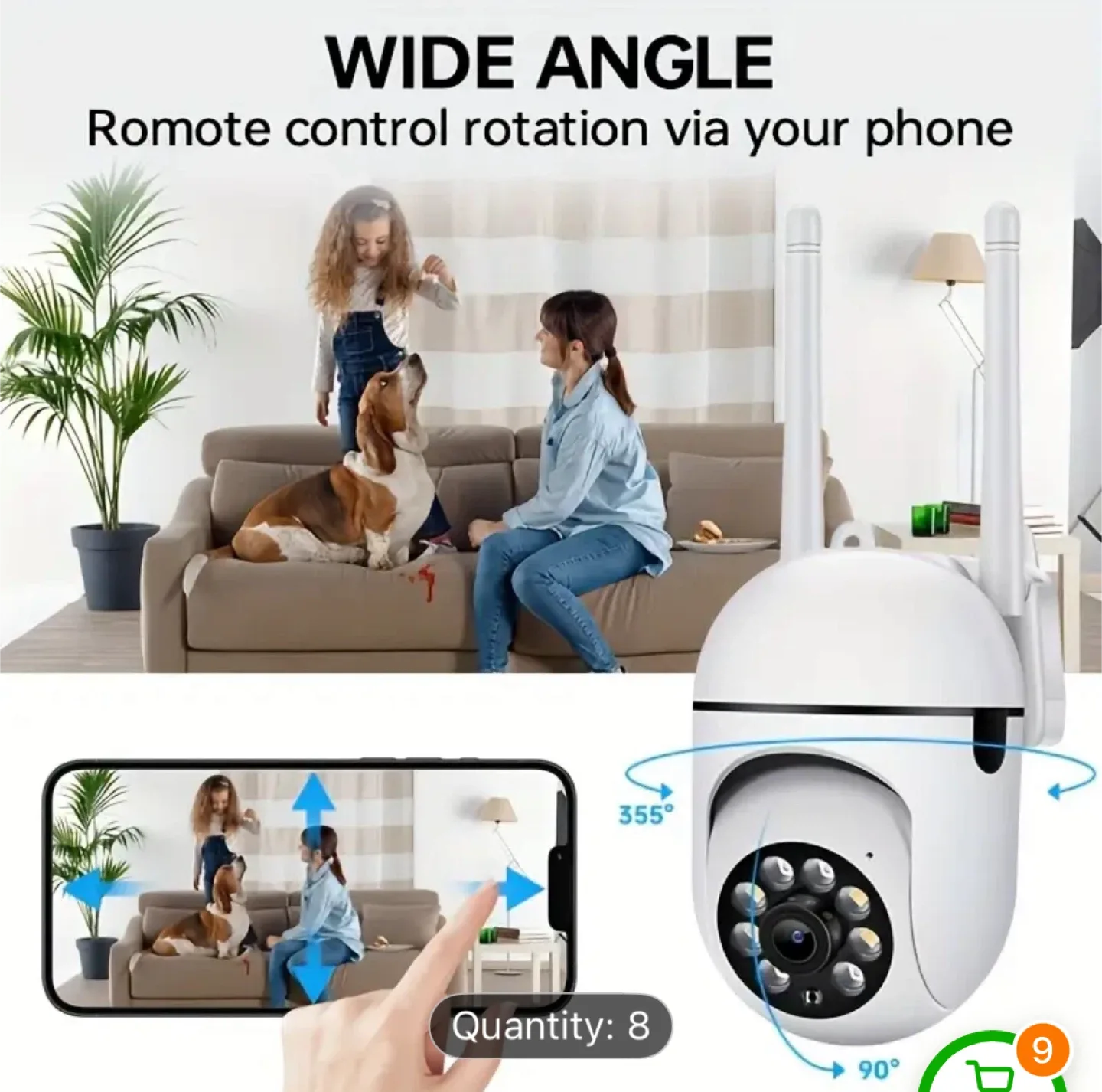 2Mini Security Camera System, 2, 4G WiFi Indoor/Outdoor image indicator(4)
