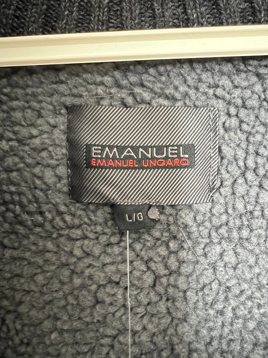 Emanuel Ungaro Gray Cardigan - Size Large - photo 2