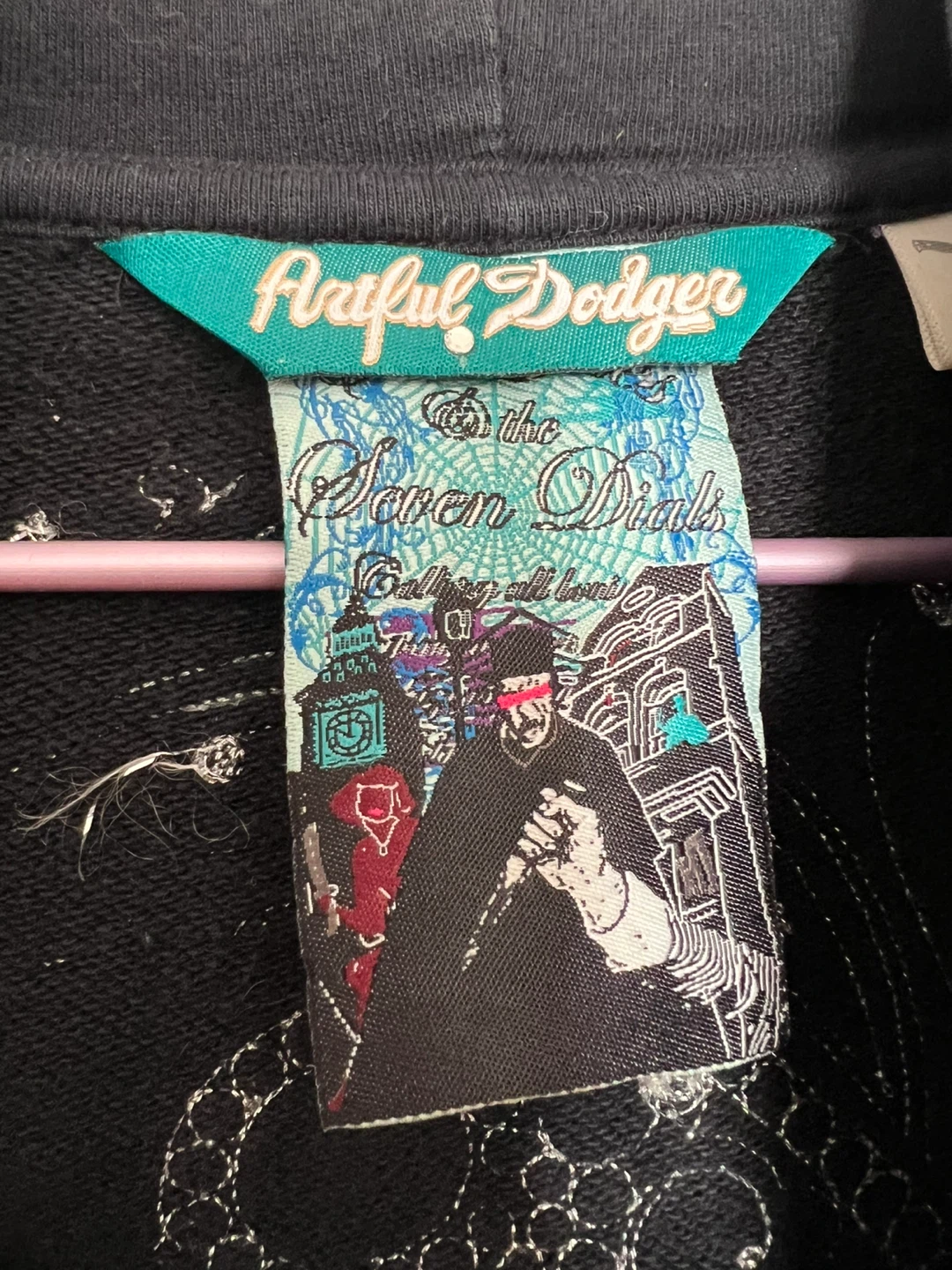 Artful Dodger Black Embellished Hoodie - photo 5