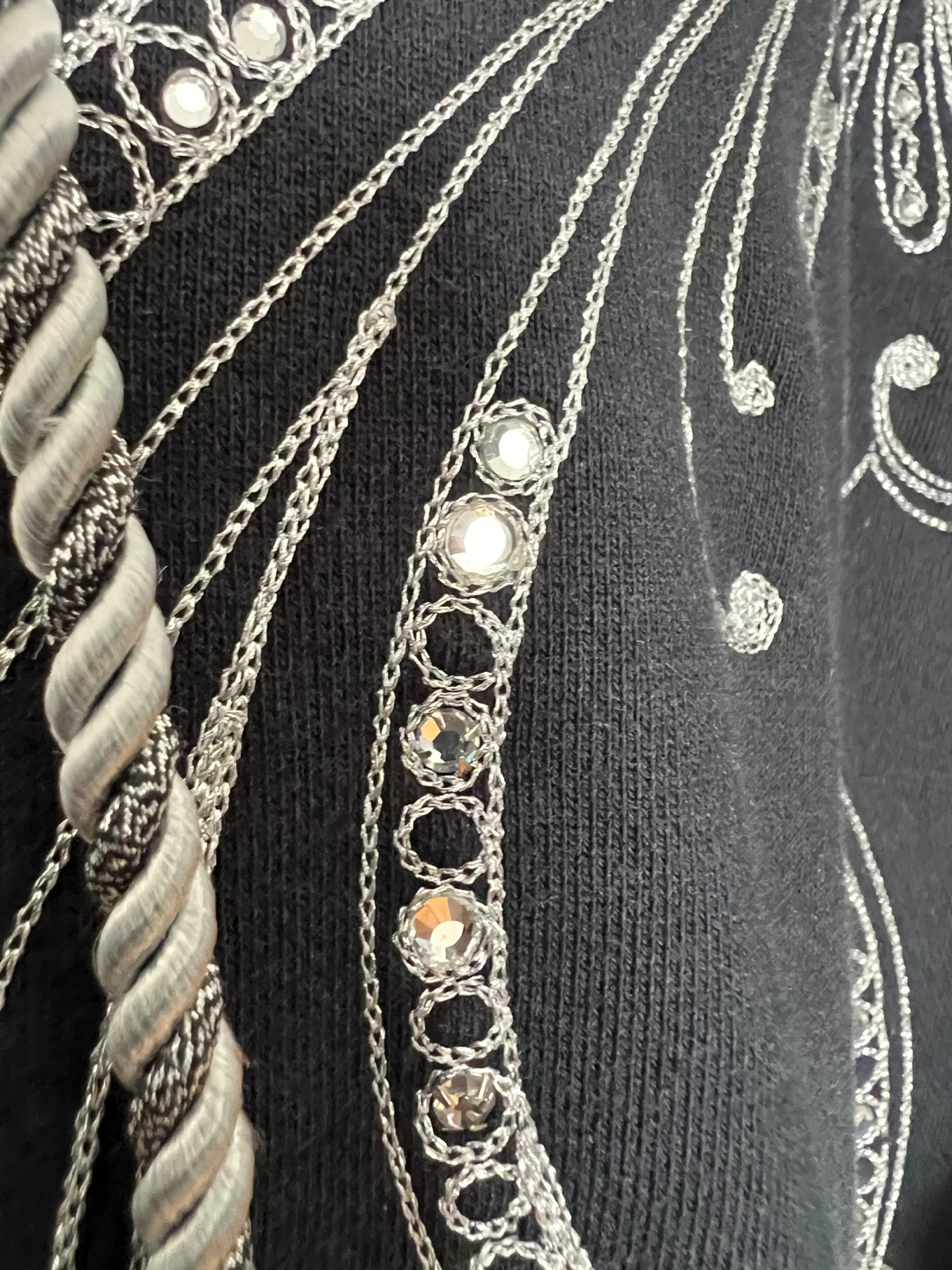 Artful Dodger Black Embellished Hoodie - photo 2