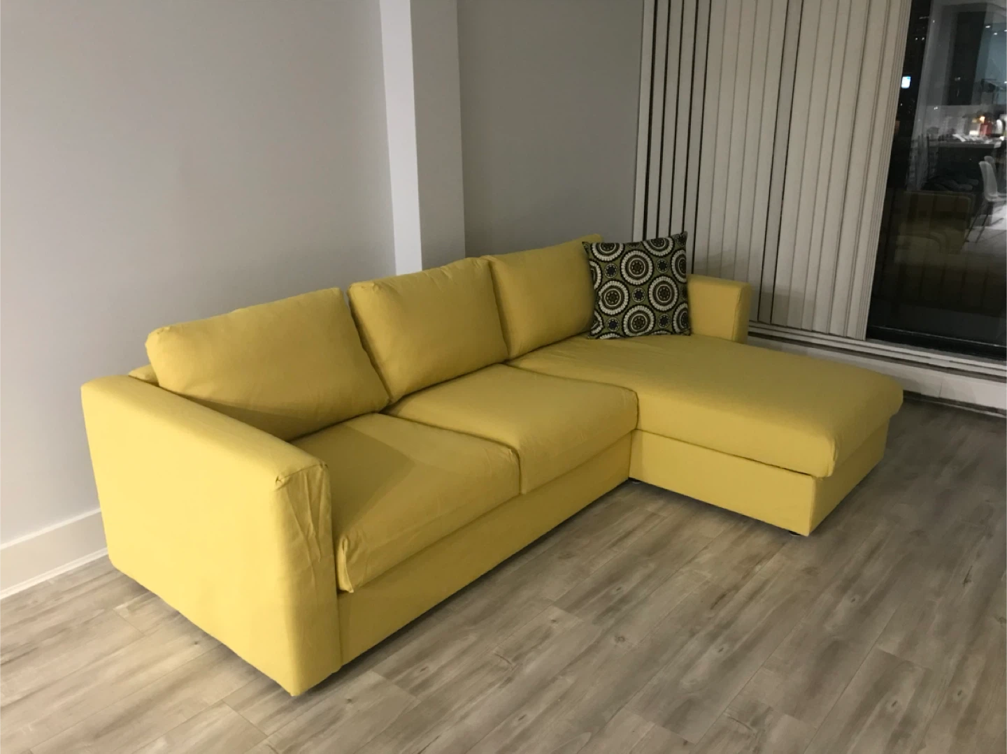 IKEA Vimle Yellow Sectional Sofa