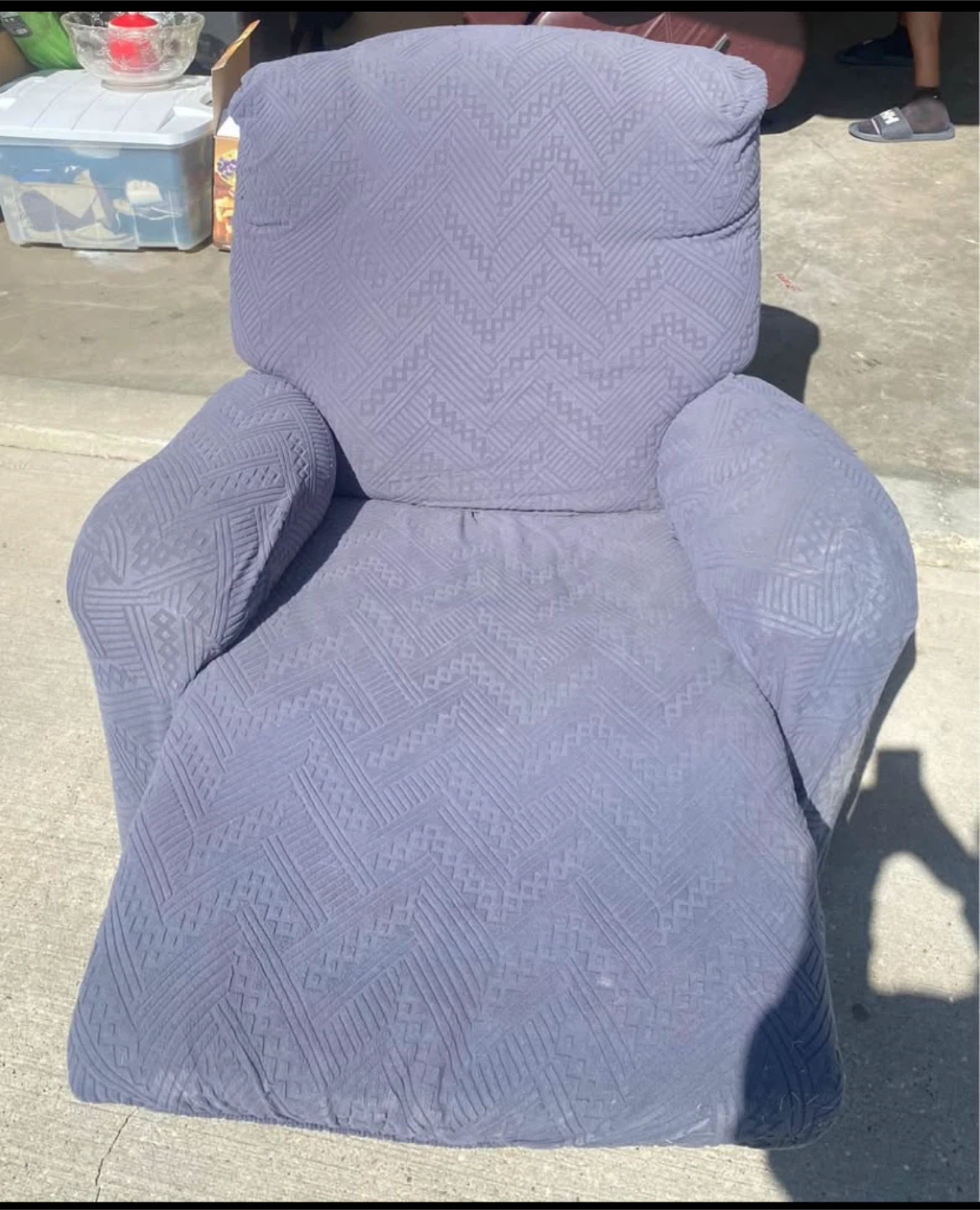 Comfortable Blue Armchair - photo 2
