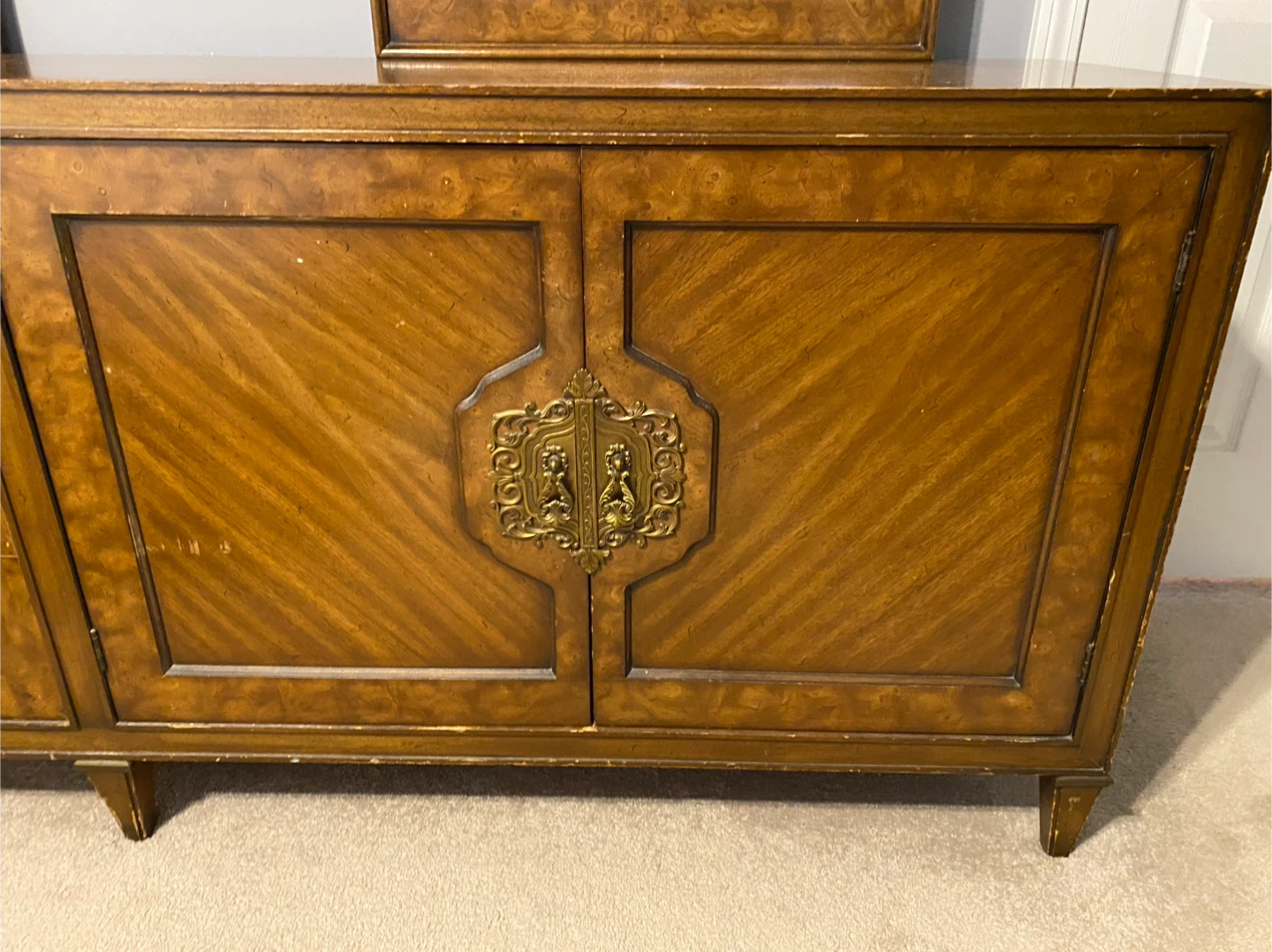 Vintage Wood Dresser with Mirrors & Armoire - photo 2