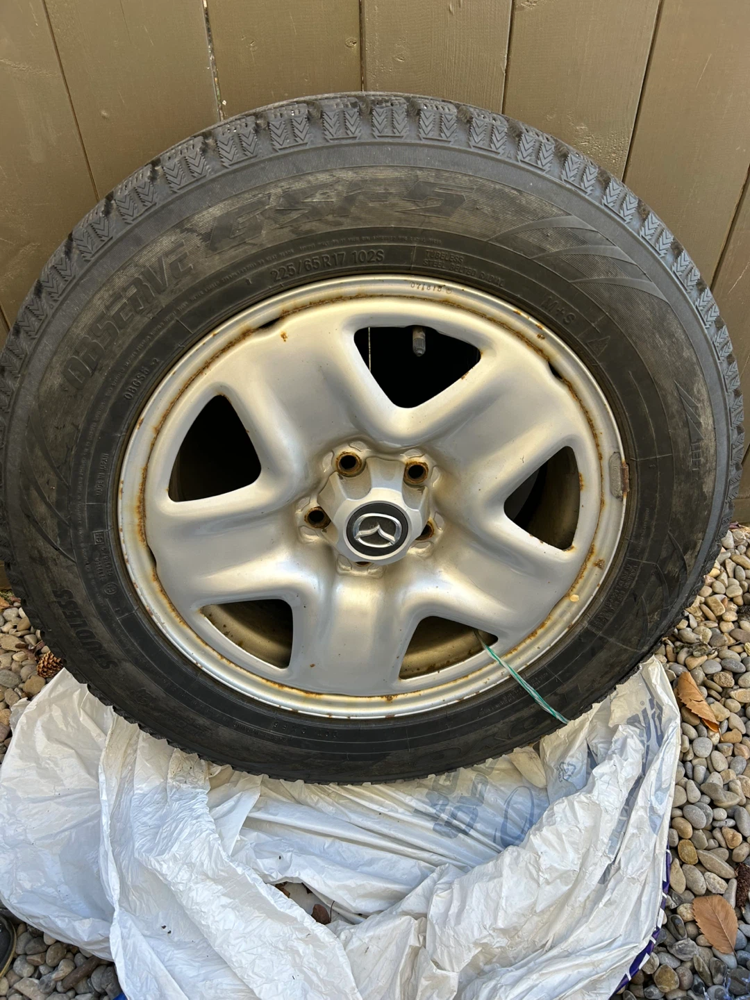 FST 225/65R17 102S Winter Tire on Mazda Rim - photo 2