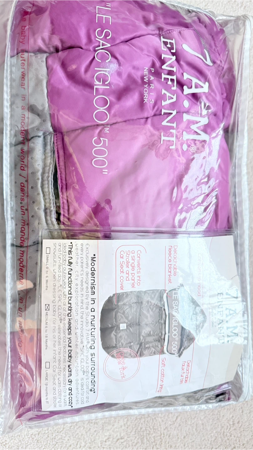 7 A.M. Enfant Le Sac Igloo 500 Stroller Cover (6-18 Months)