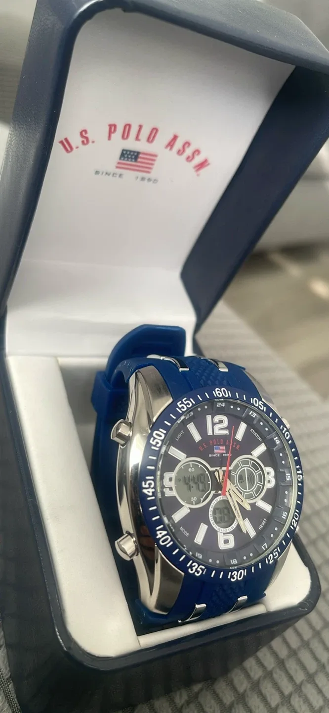 U.S. Polo Assn. Blue Watch with Box image indicator(3)
