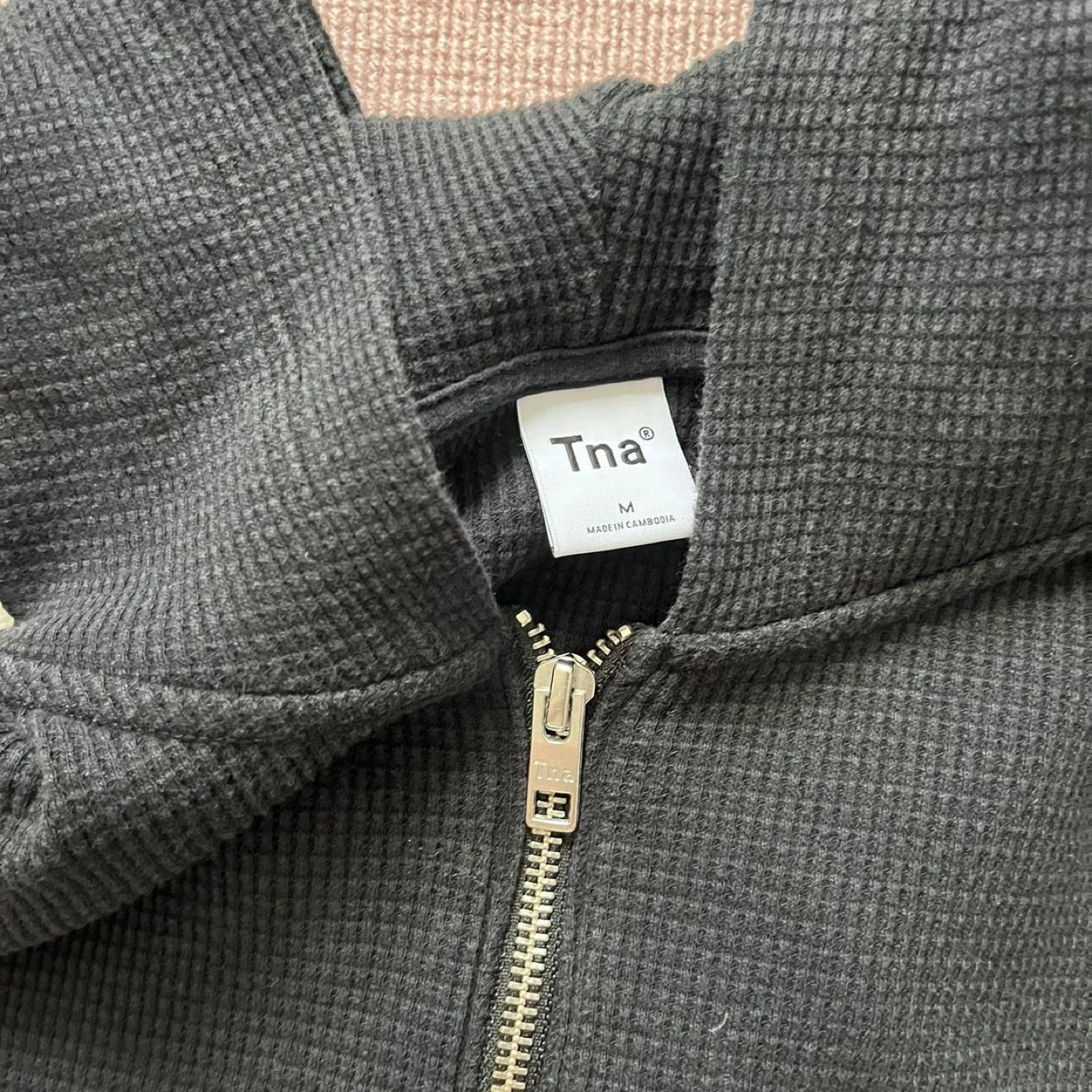 Tna Black Zip-Up Hoodie - Size M - photo 2