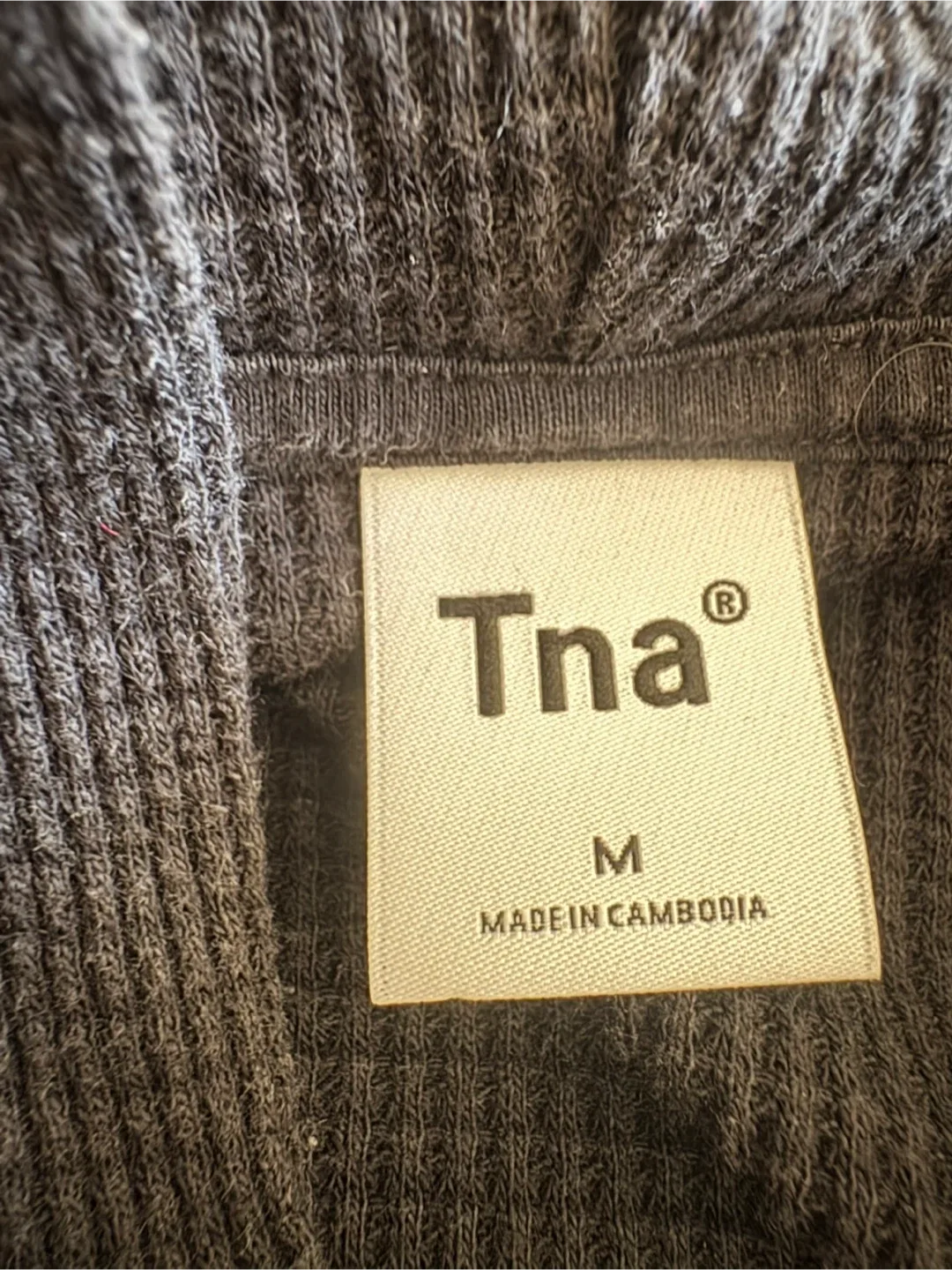 Tna Black Zip-Up Hoodie - Size M image indicator(4)