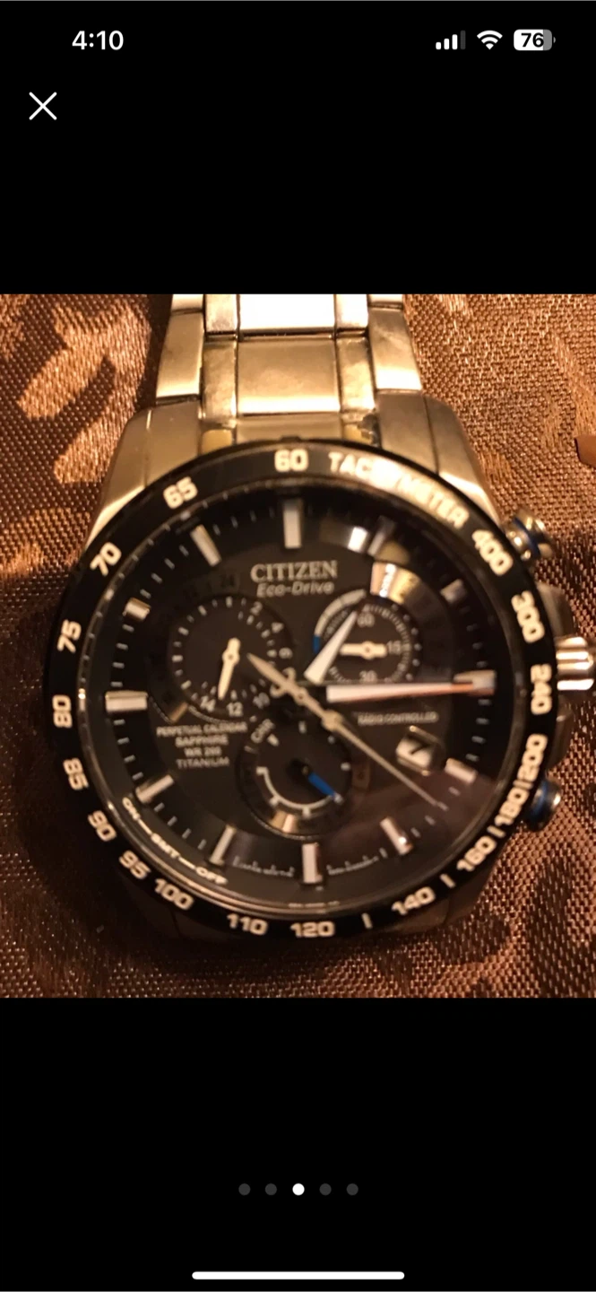 Citizen Eco-Drive Perpetual Chrono A-T CB5908-57E Watch - photo 3