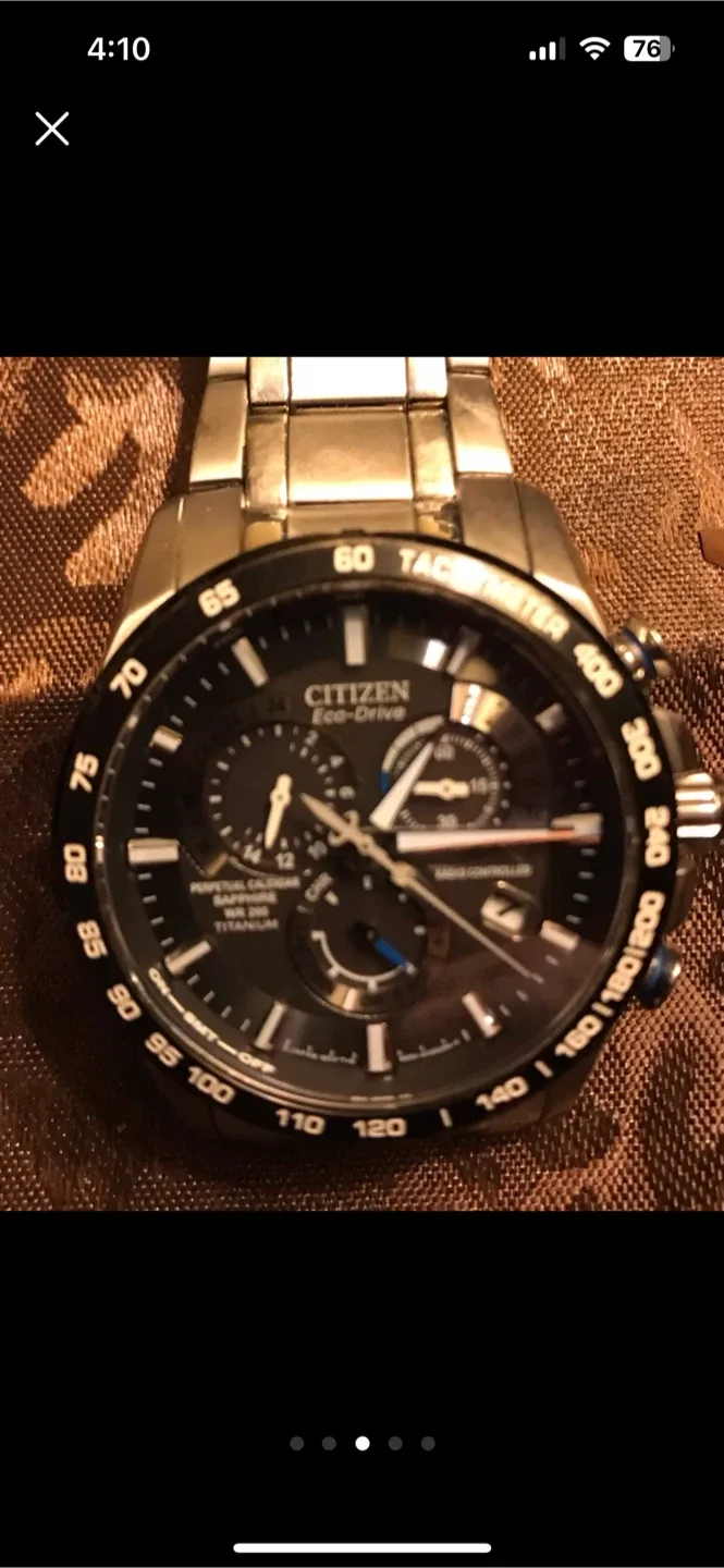Citizen Eco-Drive Perpetual Chrono A-T CB5908-57E Watch image indicator(3)