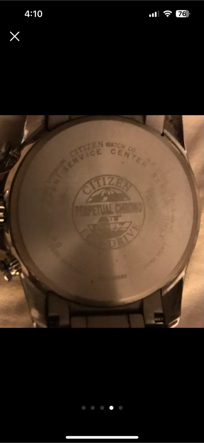 Citizen Eco-Drive Perpetual Chrono A-T CB5908-57E Watch image indicator(2)