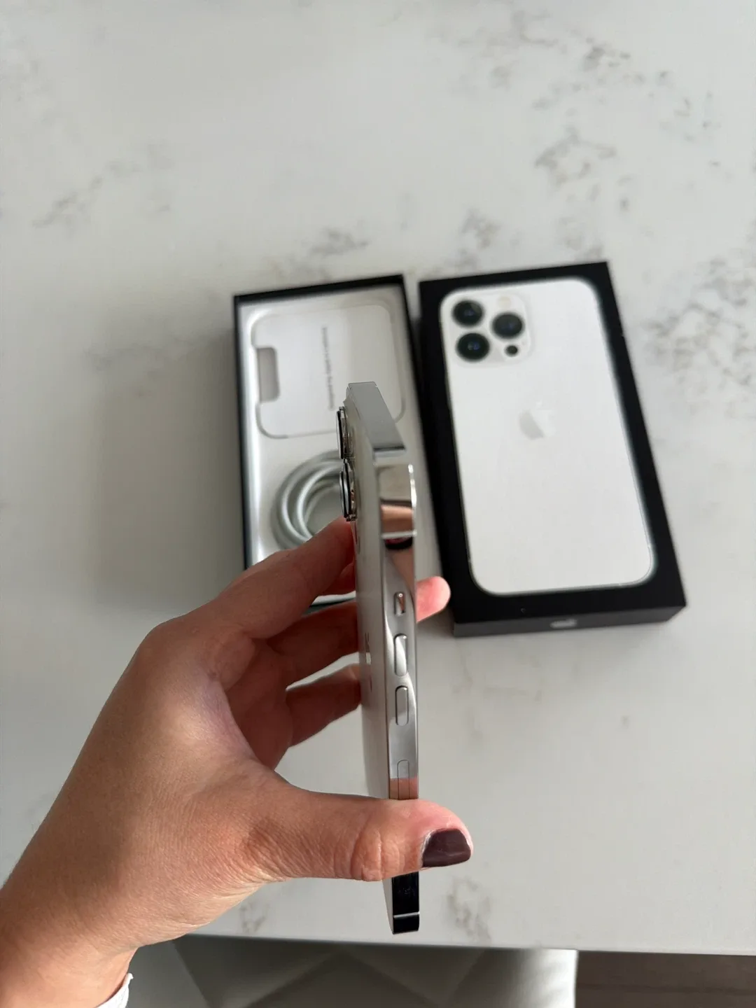 iPhone 13 Pro 256GB Silver Perfect Condition image indicator(6)