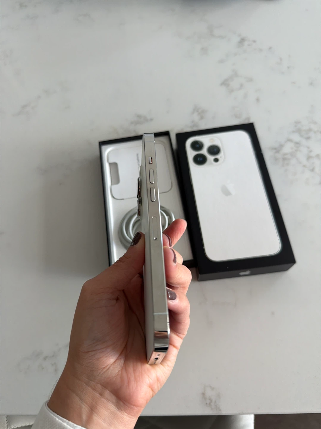 iPhone 13 Pro 256GB Silver Perfect Condition - photo 5
