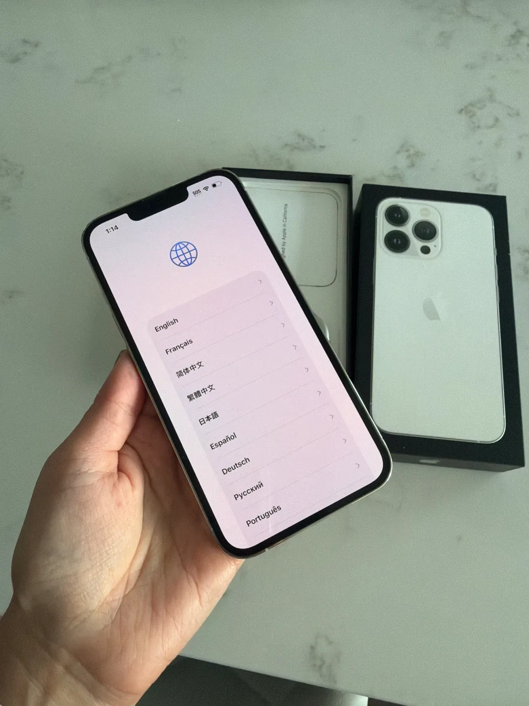 iPhone 13 Pro 256GB Silver Perfect Condition image indicator(9)