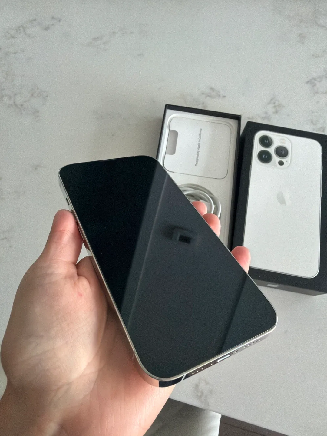 iPhone 13 Pro 256GB Silver Perfect Condition image indicator(8)