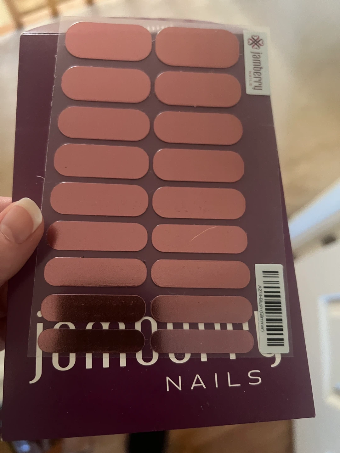 *New* Jamberry Nails - Blush Glimmer Nail Wraps🥕
