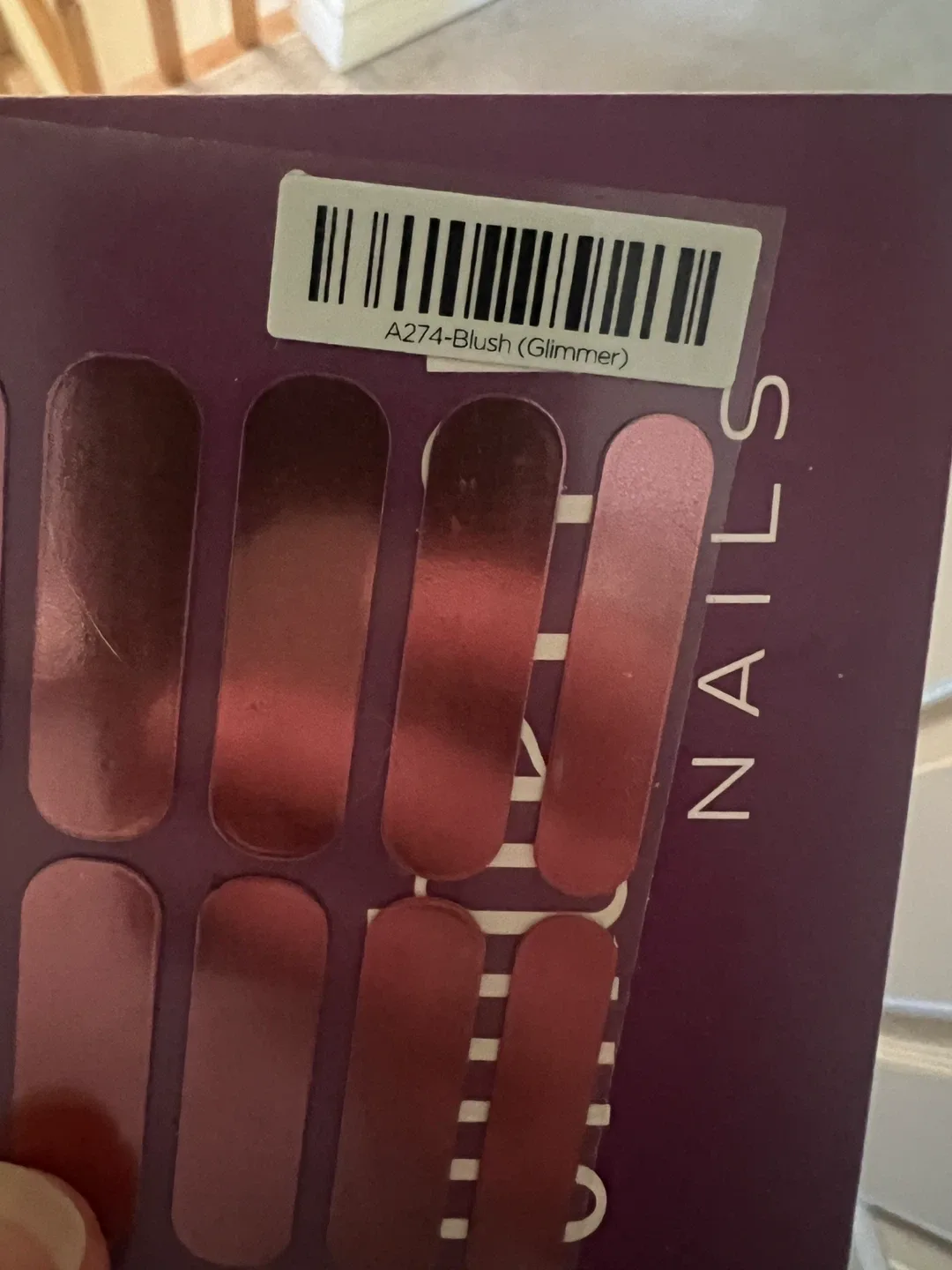 *New* Jamberry Nails - Blush Glimmer Nail Wraps🥕 image indicator(2)