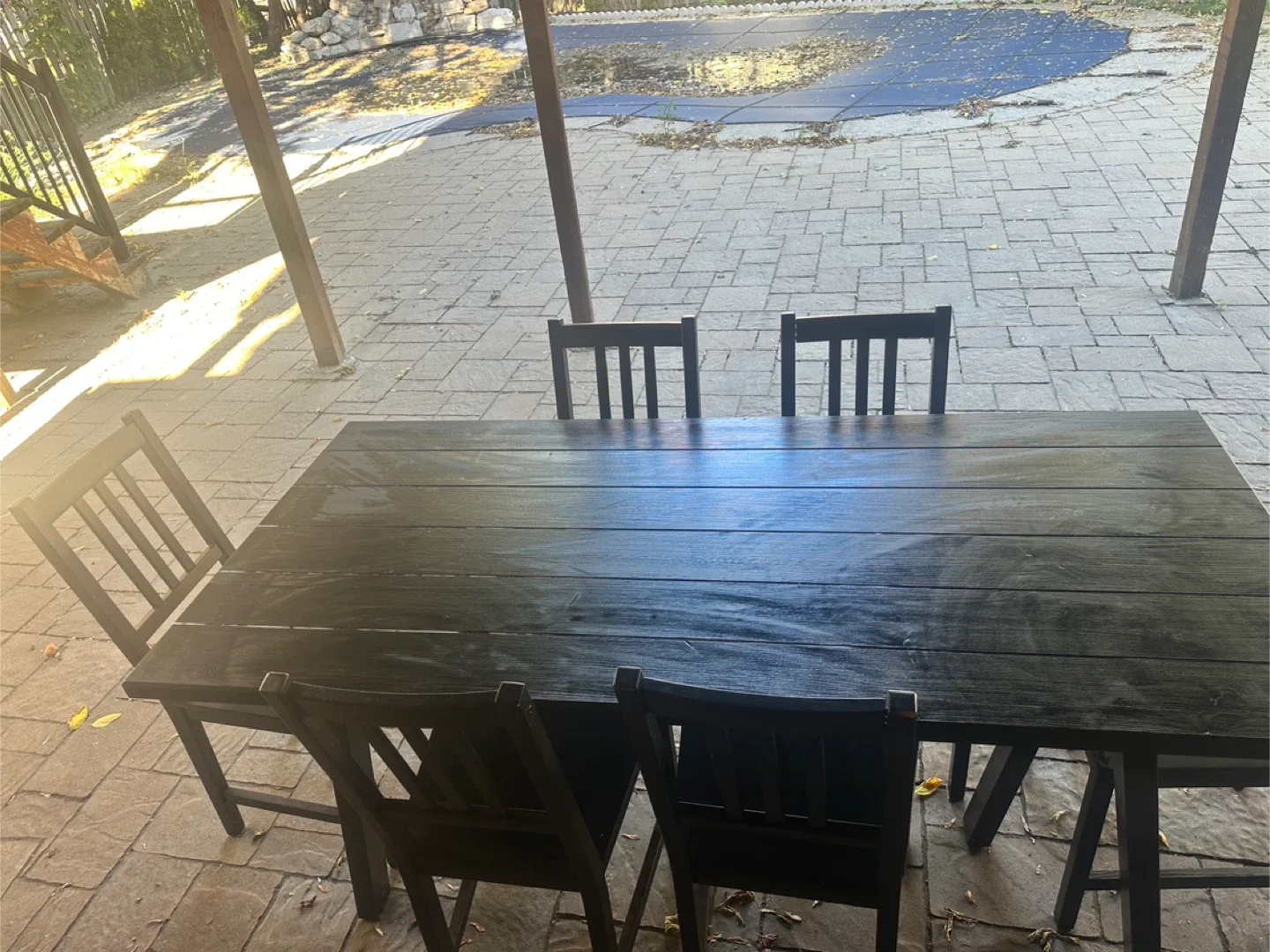 Dining Table with 6 Chairs - Black image indicator(4)
