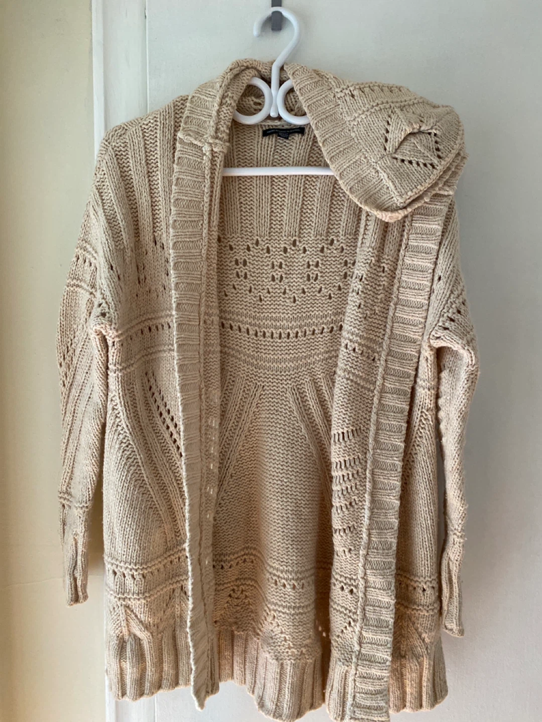 Cream Knit Cardigan