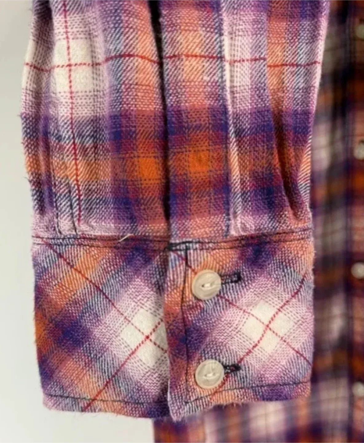 TNA Plaid Flannel Hoodie - Size S image indicator(6)
