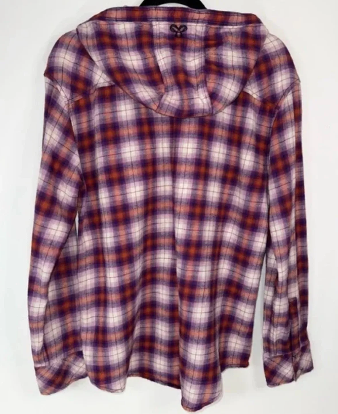 TNA Plaid Flannel Hoodie - Size S image indicator(4)