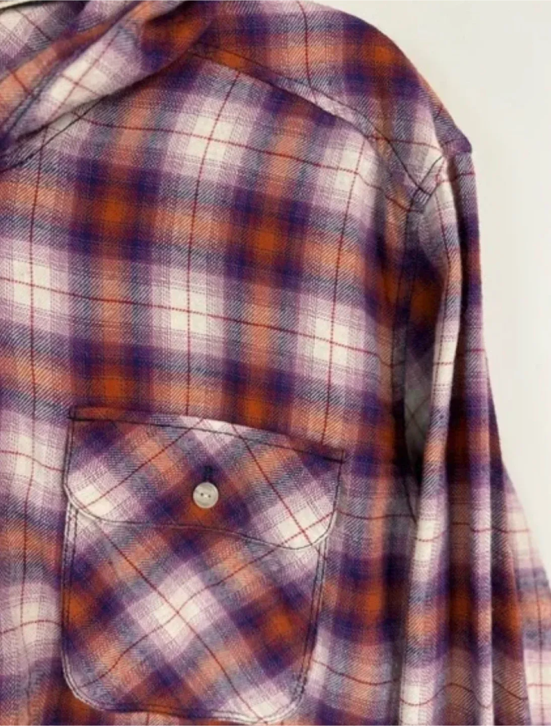 TNA Plaid Flannel Hoodie - Size S image indicator(3)