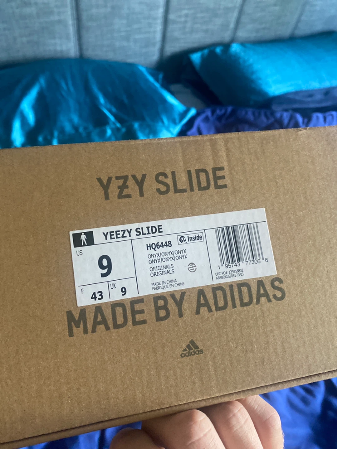 Adidas Yeezy Slide Onyx US 9 - photo 4