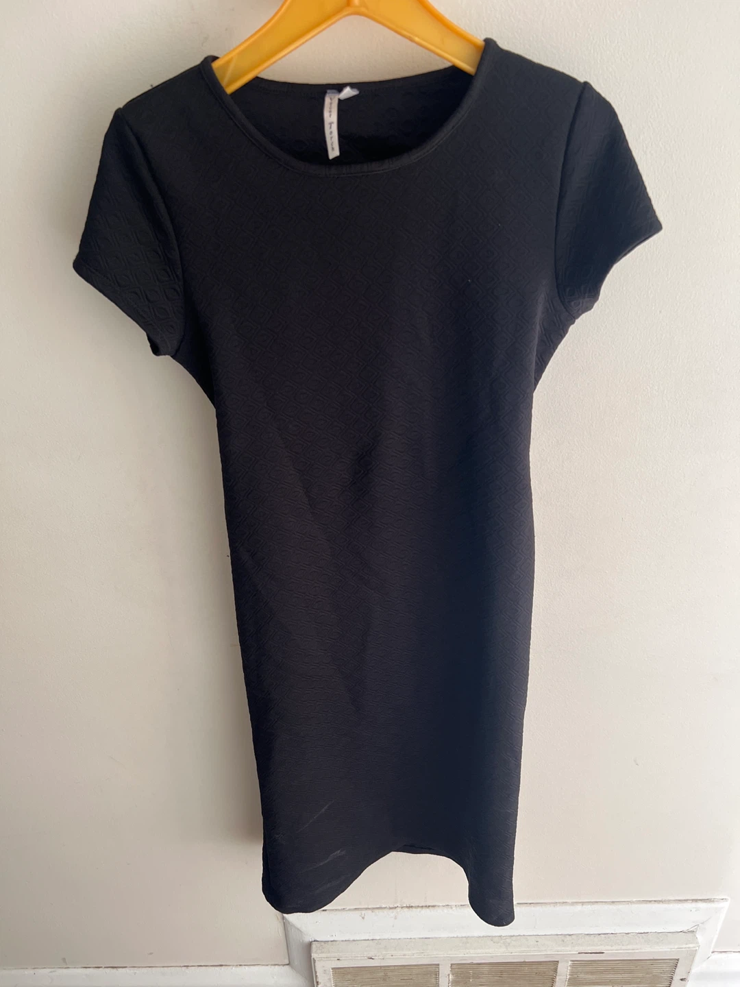 Black Short Sleeve Dress