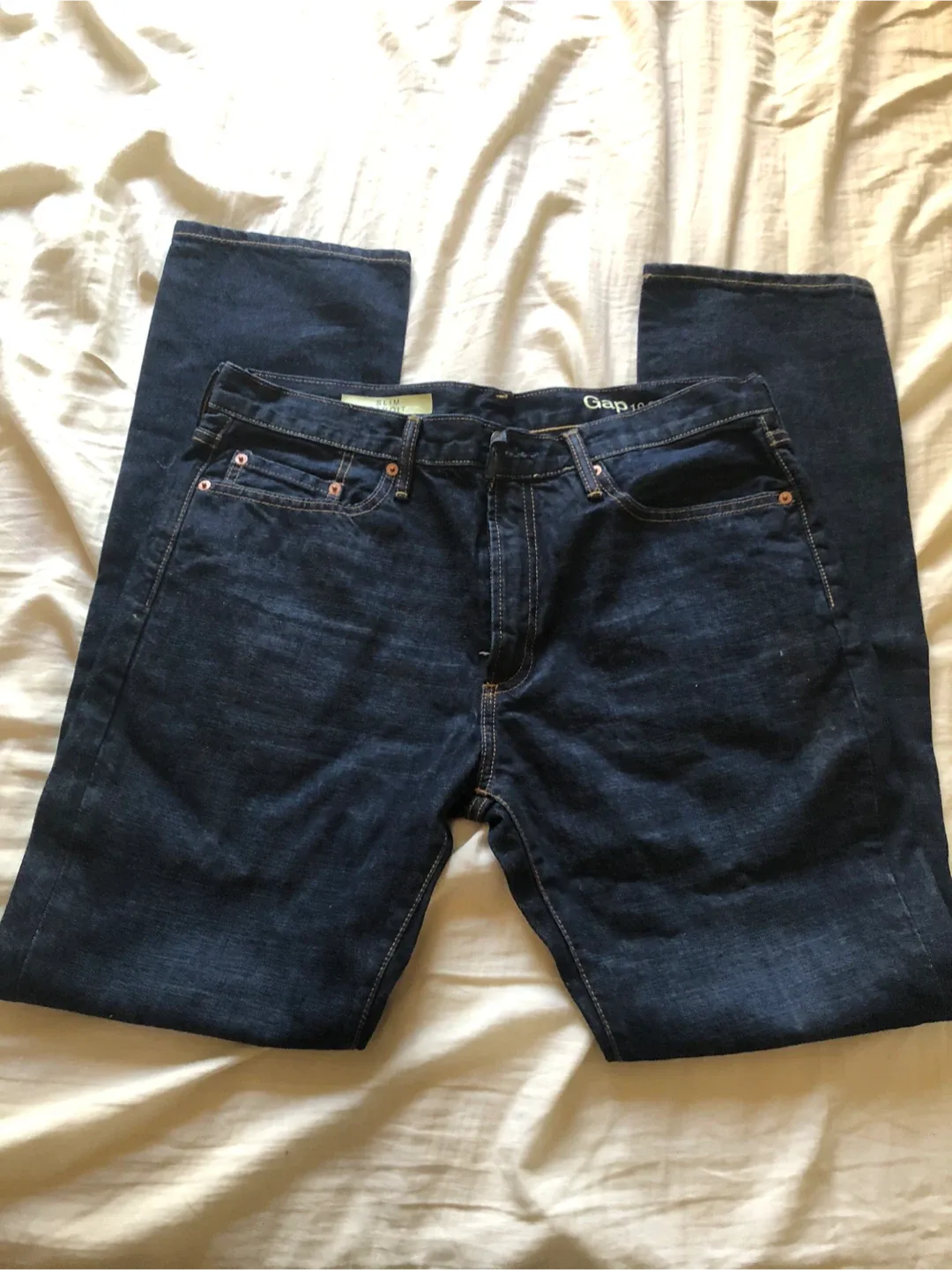 Gap 1969 Slim Étroit Jeans 33x32 thumbnail