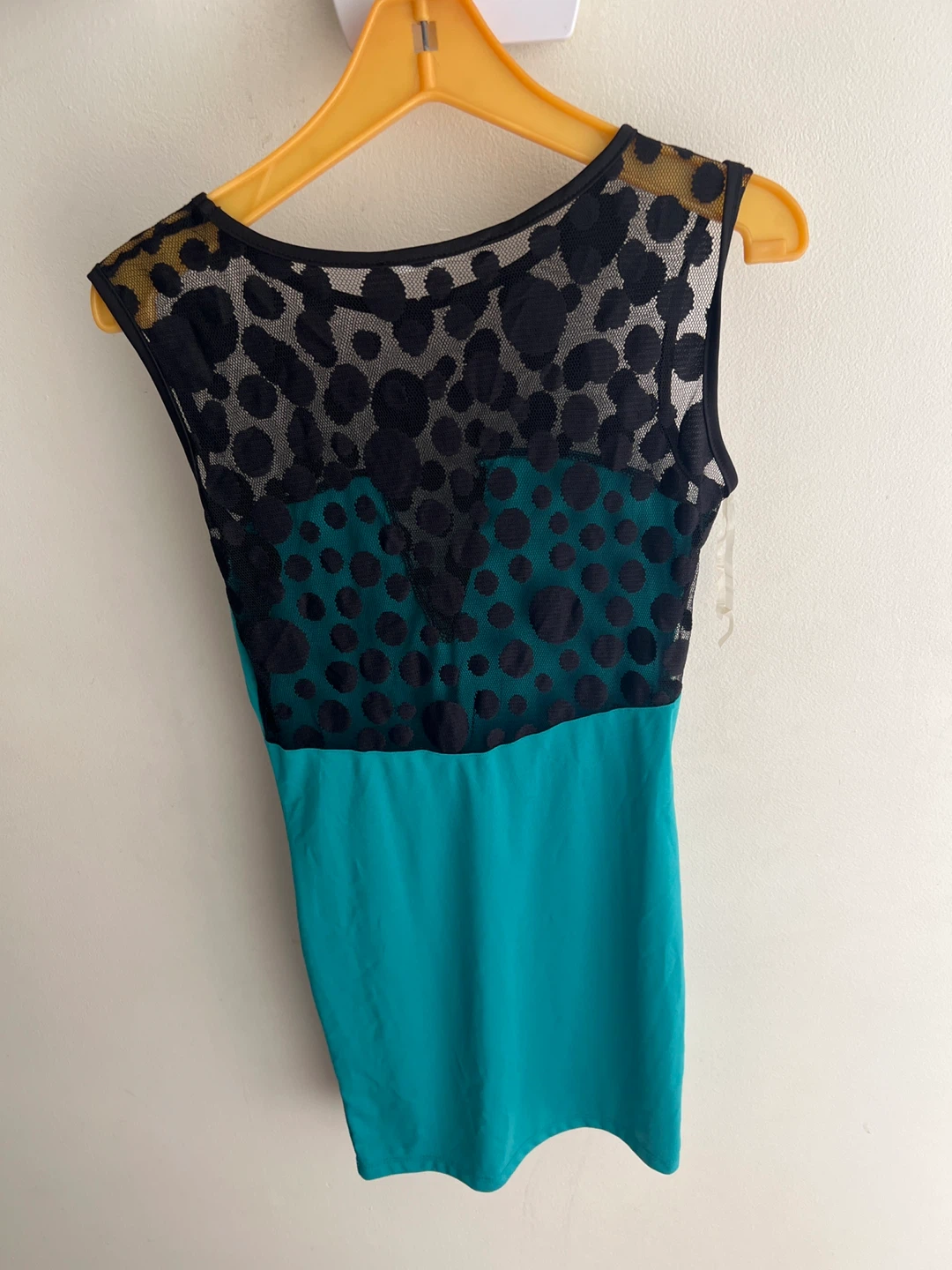 Dress Turquoise & Black, Size Small - photo 2