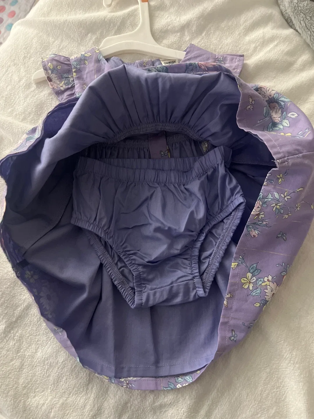 OshKosh B'gosh Floral Dress with Diaper Cover image indicator(3)