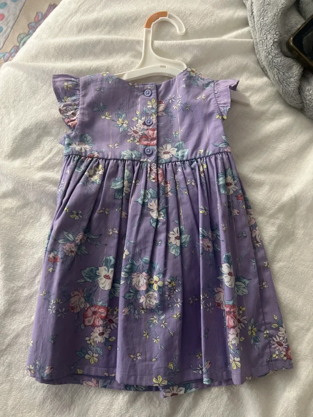 OshKosh B'gosh Floral Dress with Diaper Cover image indicator(2)