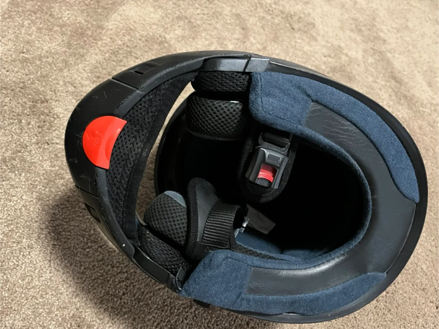 Black Motorcycle Helmet image indicator(2)