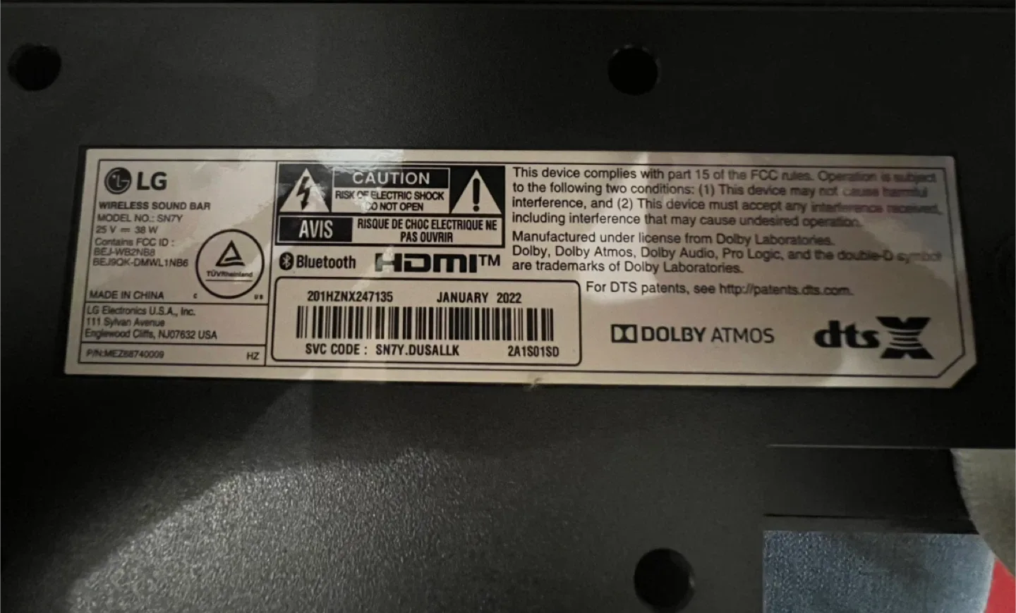 LG SN7Y Wireless Sound Bar with Subwoofer image indicator(4)