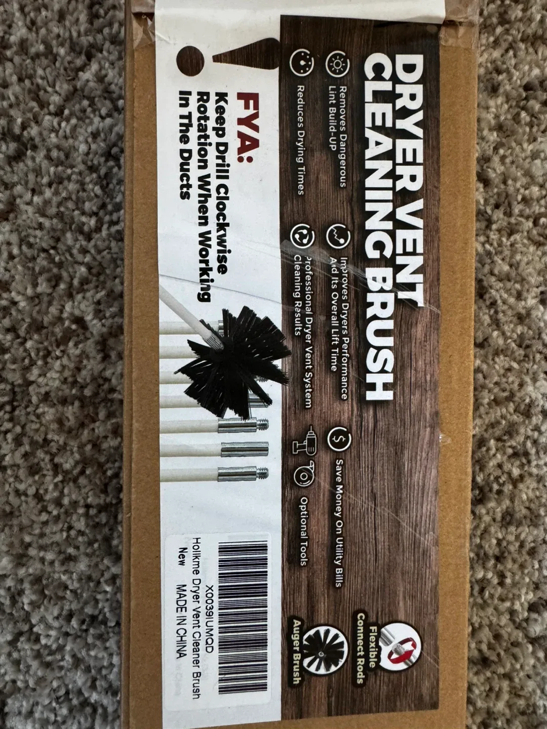 New Holikme Dryer Vent Cleaning Brush thumbnail