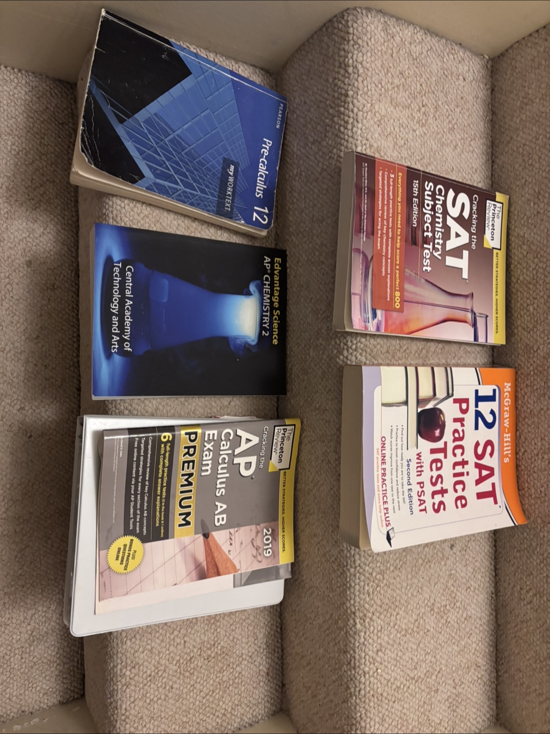 SAT, AP & Pre-Calculus Study Books