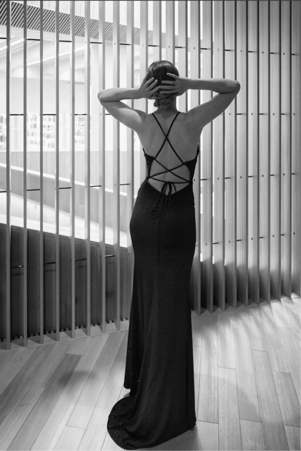 Ladivine CC1618 Black Evening Gown image indicator(2)