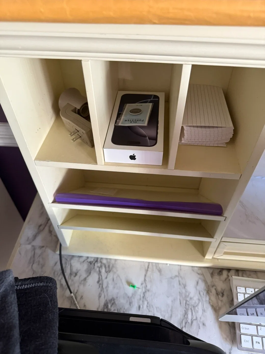 Off-White Wooden Desk image indicator(6)