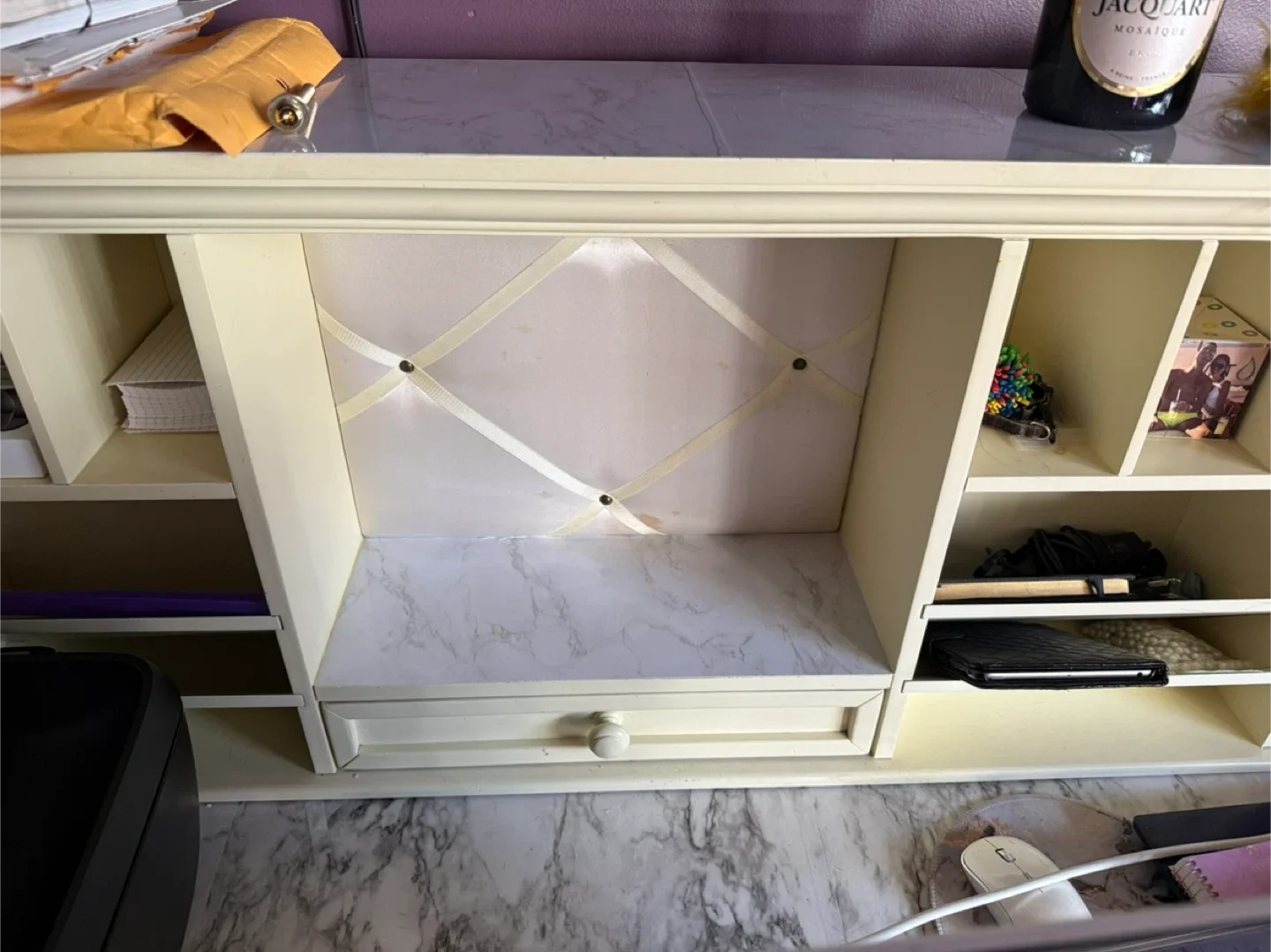 Off-White Wooden Desk image indicator(2)